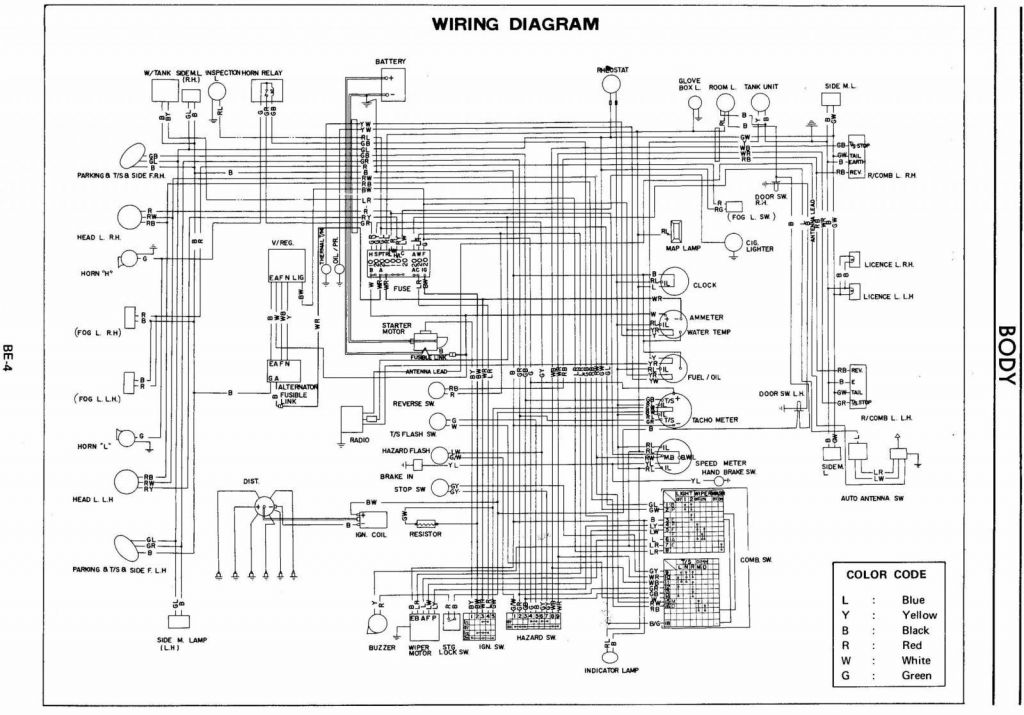 240Z Wiring Diagram - Members Albums - HybridZ
