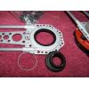 Crank gear and snap ring