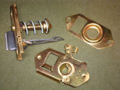 Replated s30 Hood Latch - 280z [stainless safety latch]