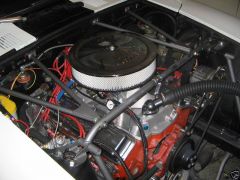 1973 240z- Chevy powerplant.JPG