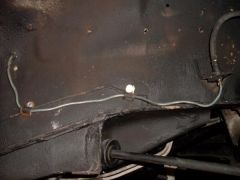 78 Z car (199) pass side brake line rerouted