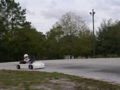 My daughter running the family kart at 103rd St Jacksonville Fl