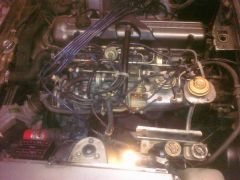 Z engine: She is burning rich, but runs pretty solid. The guy that sold it to me put an 83 in it.
