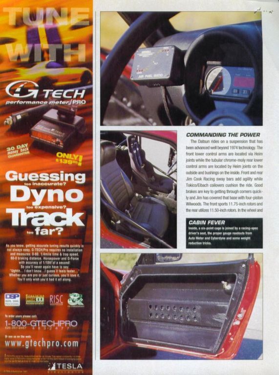 Jim Biondo article, Turbo & High-Tech Performance magazine, April, 2000