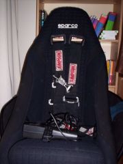 the sparco seats and simpson (nascar used ) belts