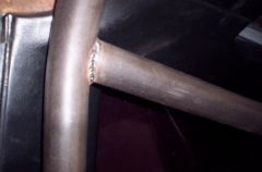 Rollbar welding detail