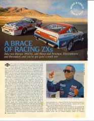 280ZX race car comparison - article from Road & Track, June 1980 - p.2 