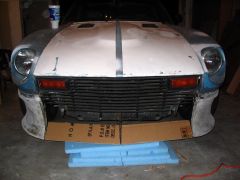 progress pic of fiberglass airdam