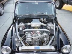 Twin Turbo V8 Morris Minor 2