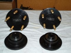 MML billet R230 adapters and stub axles
