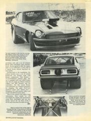 Big block Chevy into 240 article, Popular Hot Rodding, May, 1978, P.5 of 5