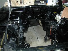 Painted and prepped engine bay-1
