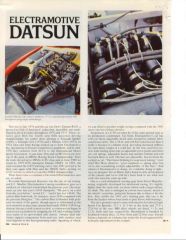 Electromotive Devendorf Datsun 280ZX Turbo -  R&T May, 1983 - p.3 of 6