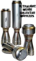 Exhaust - merge collector mufflers - Burns Stainless