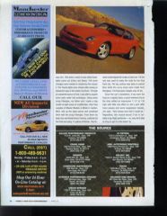 Jim Biondo article, Turbo & High-Tech Performance magazine, April, 2000