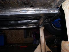 Rear of subframe complete