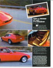 Project 240 Z28 - Hot Rod Magazine article - June and July, 1985 - p. 13 of