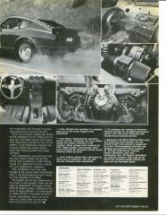 Project 240 Z28 - Hot Rod Magazine article - June and July, 1985 - p. 15 of