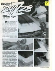 Project 240 Z28 - Hot Rod Magazine article - June and July, 1985 - p. 8 of 