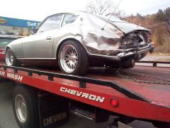 240Z wrecked