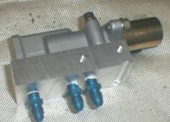 solenoid and adaptor block