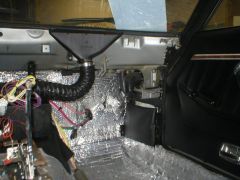 passenger defroster ducting