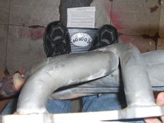 thick flanged header 16lbs