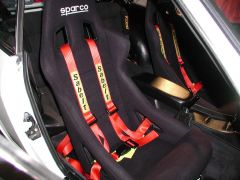 Sparco sprint and Saabelt harness