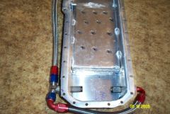 RB26 custom alum gated oil pan #2