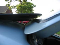 Sunroof clearance with hatchback