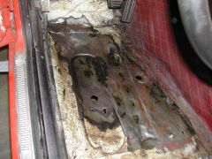 Rust - Driver floor pan