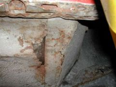 Rust - Pass floor pan