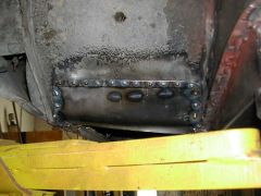 Pass floor pan repair
