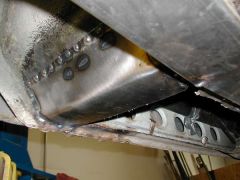 Pass floor pan repair