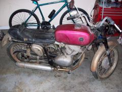 1968 Sears/Gilera 124CC Motorcycle made in Italy