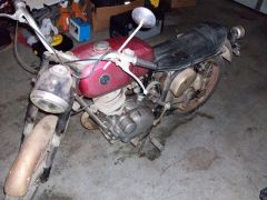 1968 Sears/Gilera 124CC Motorcycle made in Italy