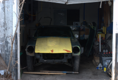 240z in the garage