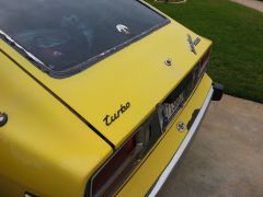 Turbo emblem tailgate