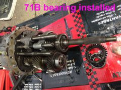 71b bearing installed