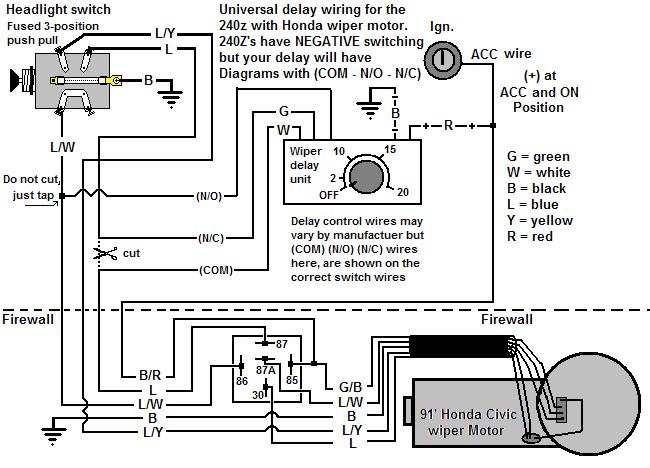 Wiring up a Honda wiper motor - with a twist - Ignition  