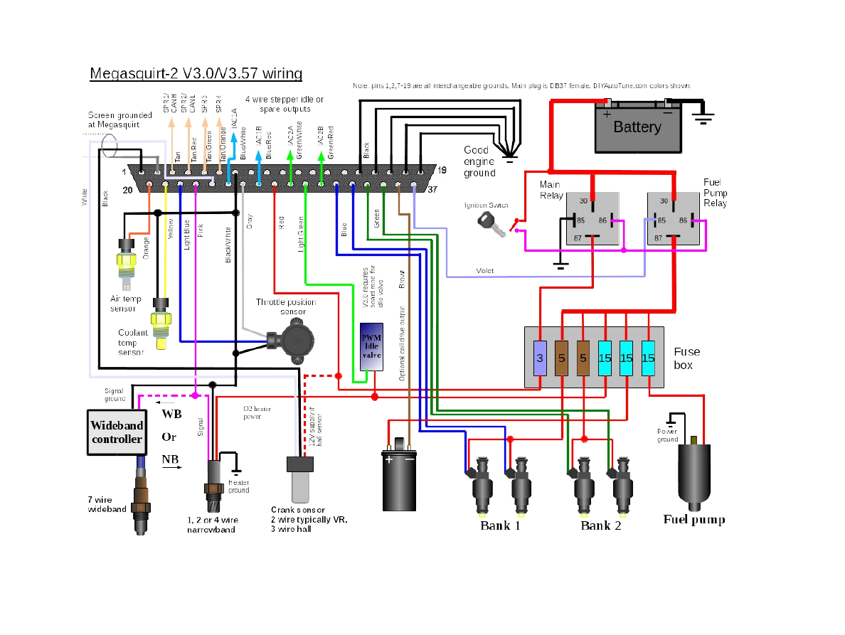 magasqirt wiring diagram - MegaSquirt - HybridZ