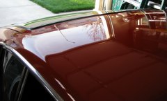 more showing off the shine.   The paint was claimed to be original when I bought the car but I'm not sure it is.  Either way it is not a recent paint job
