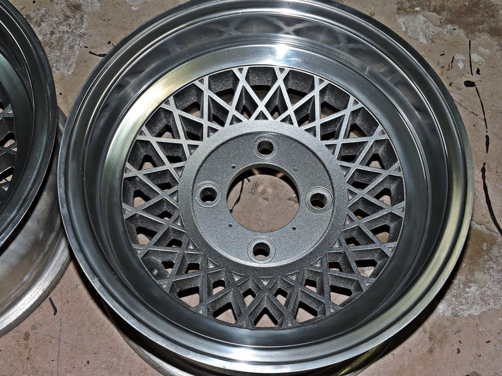 Freshly Refinished 14x7 Appliance Mesh Wheels - Parts for Sale - HybridZ