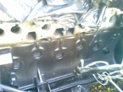 Drivers Side of Engine block and head