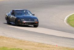 My son's 86 00ZX turbo at Lime Rock Park