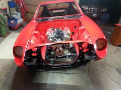 Motor in and front end almost completely on!
