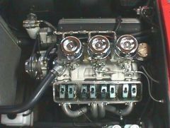 Small Block Chevy with Tri-Power