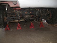 Rear Suspension - S14 subframe bolted Up